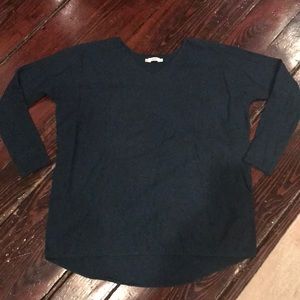 Vince teal v neck sweater